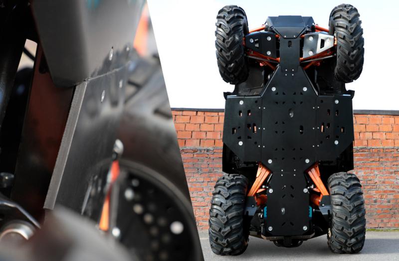 Пластиковая защита днища для CFMOTO X8 H.O. EPS и X10 EPS