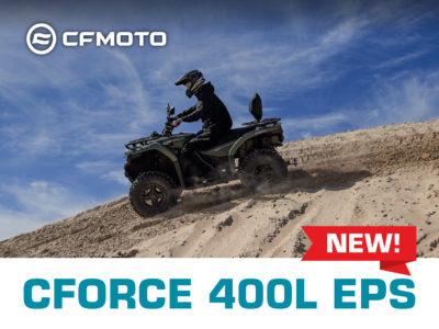 Релиз 2022 года – абсолютно новый CFMOTO CFORCE 400L EPS!
