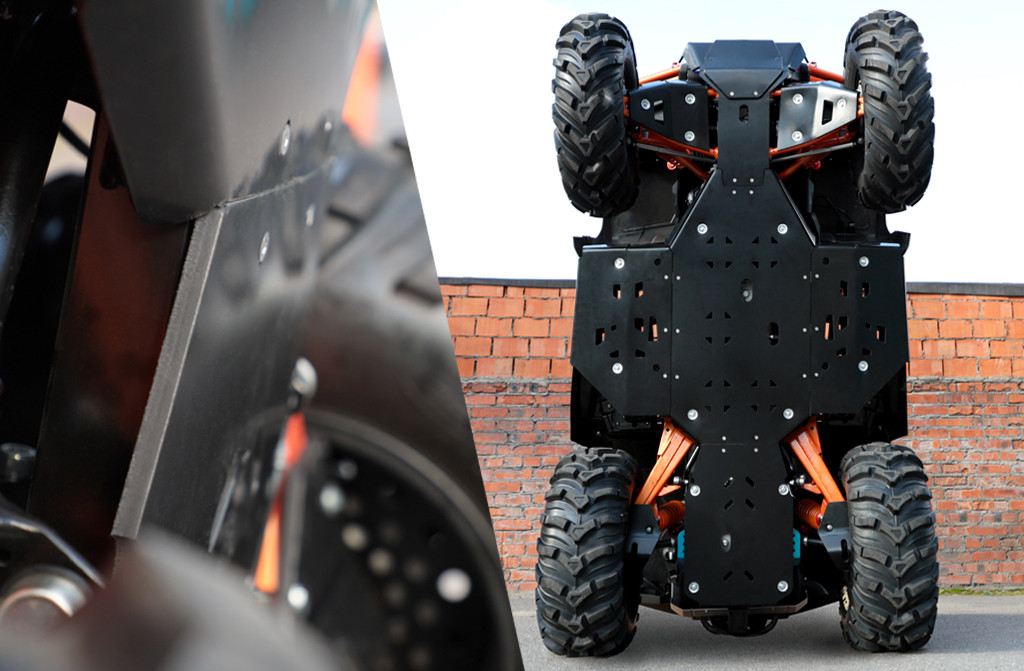 Пластиковая защита днища для CFMOTO X8 H.O. EPS и X10 EPS Пластиковая защита днища для CFMOTO X8 H.O. EPS и X10 EPS